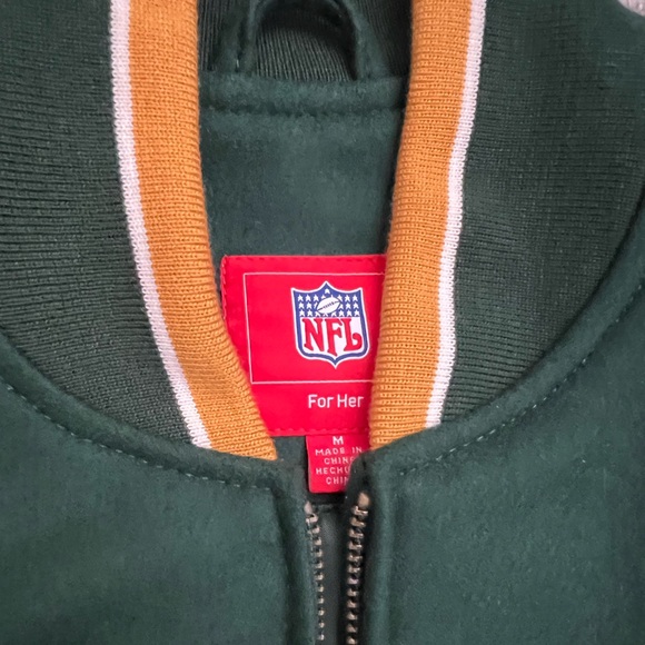 Green Bay Packers 3-Time Super Bowl Champions Varsity Jacket - Women's Medium - Picture 4 of 6